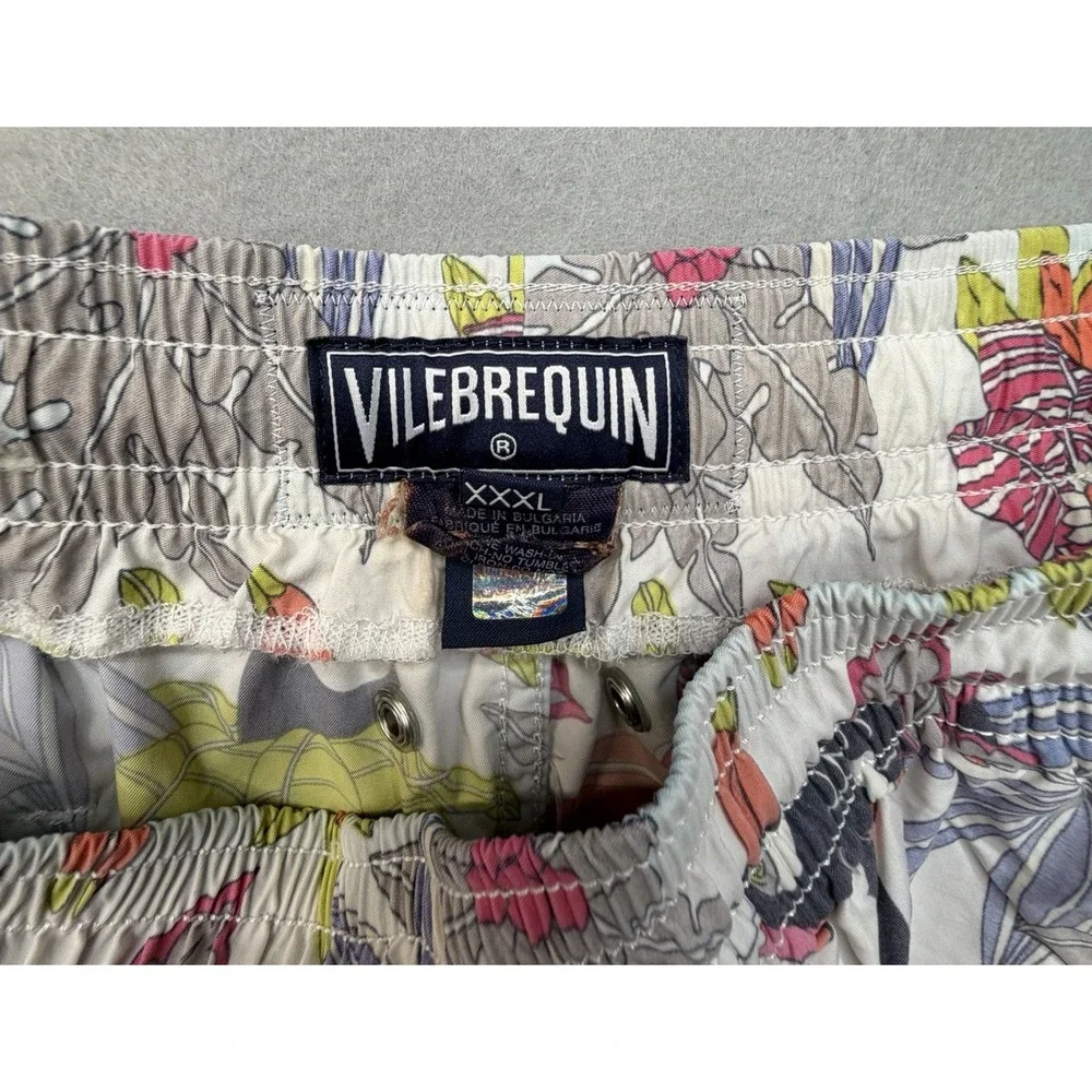 Vilebrequin Swim Trunks Mens XXXL 3XL Toucan Tropical Floral Shorts UNLINED